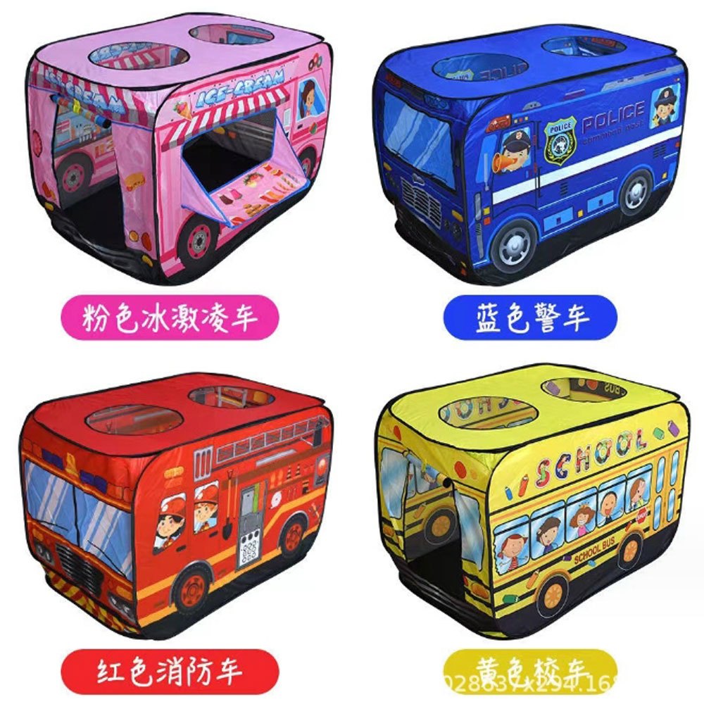 ERORO เต็นท์บ้านบอล สำหรับเด็กเล็ก พับเก็บได้ เต็นท์รถหรรษา - รูปที่ 3