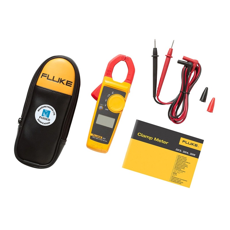 Fluke 323 แคลมป์มิเตอร์แบบ TRMS ทนทาน, เที่ยงตรง