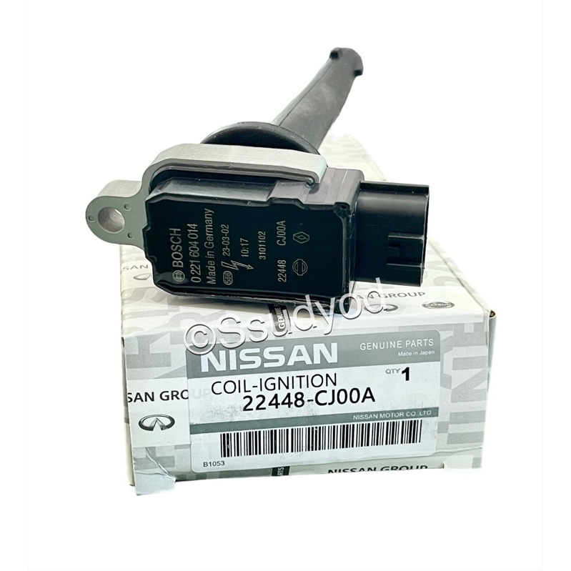 คอยล์จุดระเบิด Nissan Tiida 1.6,1.8, Nissan Teana J32 2.0, X-Trail T31 2.0 (แท้) PART NO.22448-CJ00A