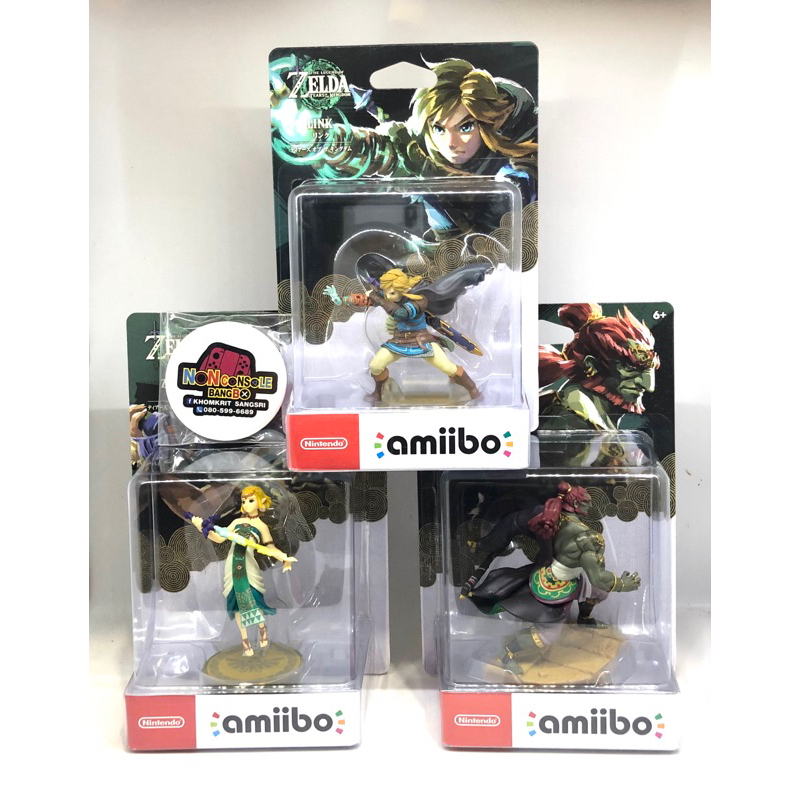 AMIIBO LINK / ZELDA / GANONDORF : THE LEGEND OF ZELDA TEARS OF THE KINGDOM