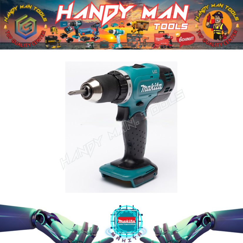 MAKITA รุ่น DDF453Z สว่านไขควงไร้สาย 18 โวลต์ ไม่รวมแบตเตอรี่และแท่นชาร์จ ขนาด 1/2 นิ้ว (สินค้ามีคุณ