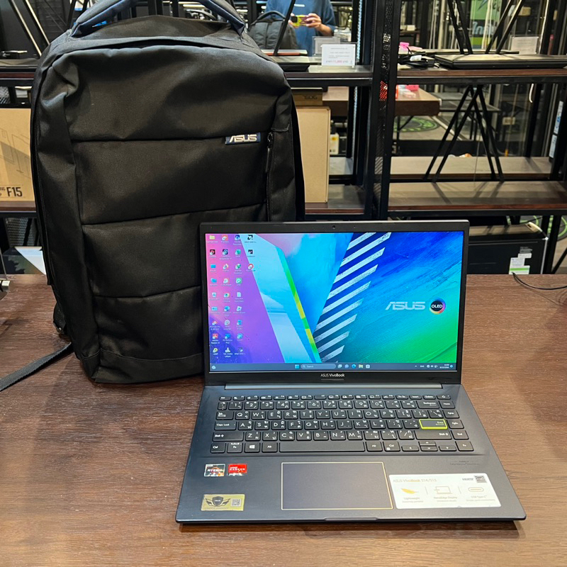 🔥 N/B Asus D413DA-EK257T (14) Bespoke Black ( สวยๆเดิมๆไม่เคยแกะ