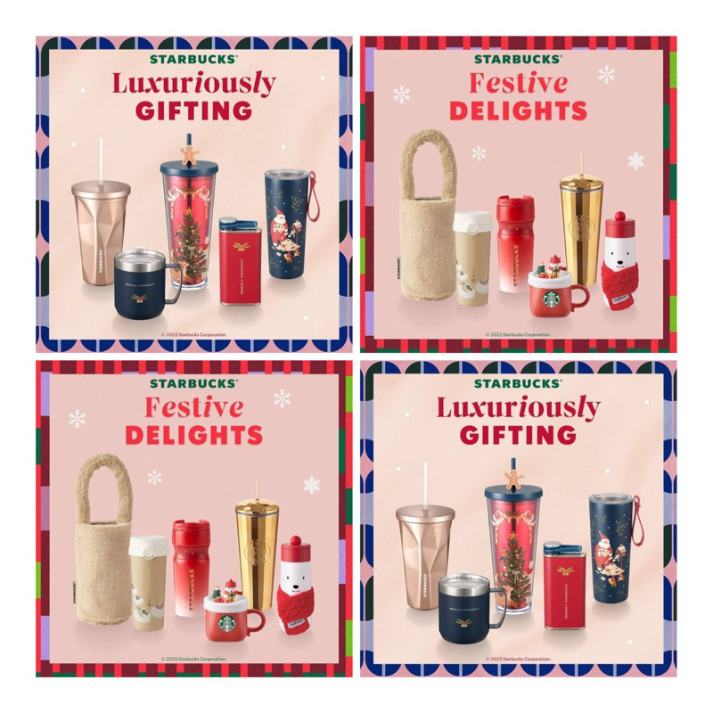 %Starbucks chistmas collection 2023 จำหน่ายแต่ของแท้จาก Shop %