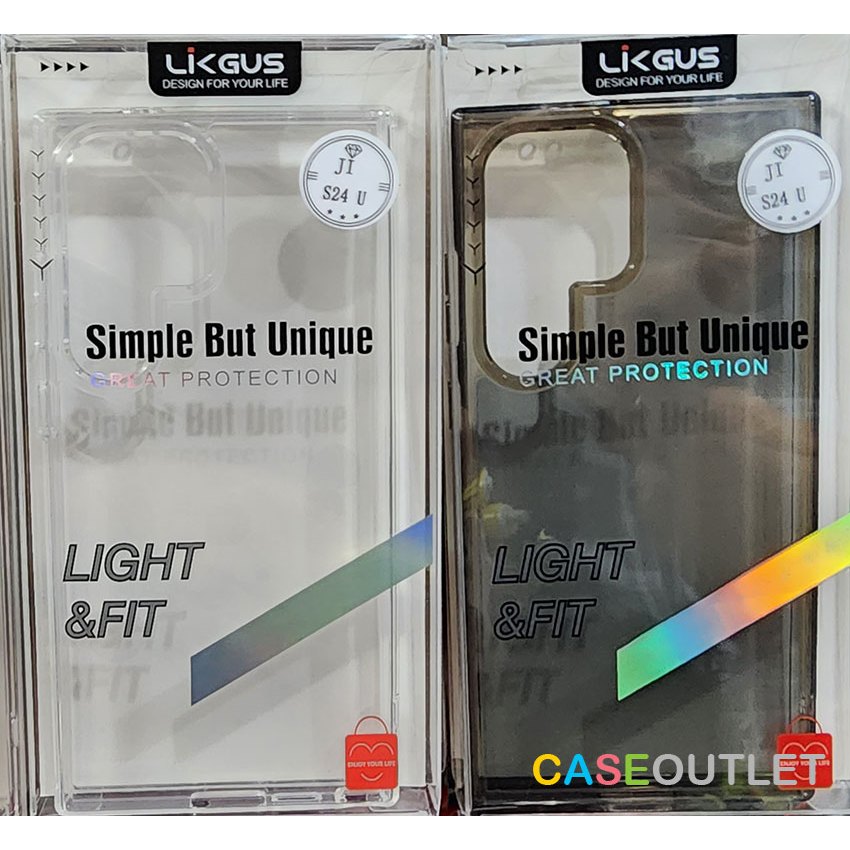 เคส Samsung S26 S25 S24 S23 S22 S21 Note20 ultra fe S26ultra เคสใส หลังแข็ง ขอบใส HYBRID ยางใส LIKGUS ของแท้ กันกระแทก - รูปที่ 4