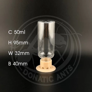 ขวดให้น้ำมด สำหรับมดที่มีขนาดขนาดเล็ก - ใหญ่ ความจุ 5-50 ml - Donatic Ants