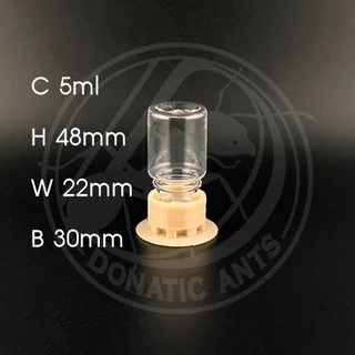 ขวดให้น้ำมด สำหรับมดที่มีขนาดขนาดเล็ก - ใหญ่ ความจุ 5-50 ml - Donatic Ants