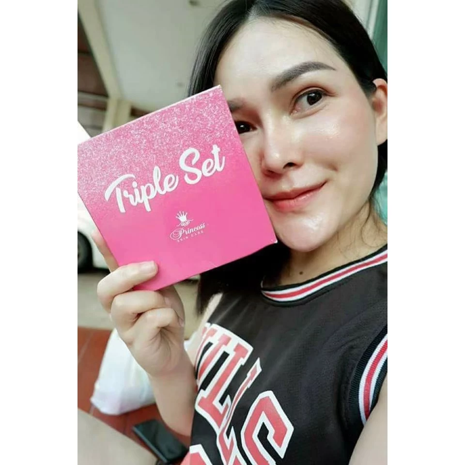 PSC Triple Set 1ชุด (Set 3 กระปุก) ครีมหน้าใส หน้าเงา หน้าเด็ก ขนาด10g Princess Skin Care พริ้นเซส สกินแคร์ ของแท้ thumbnail 3
