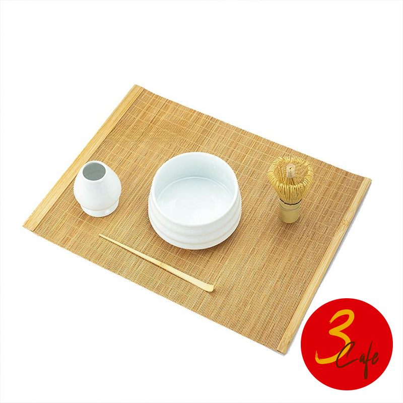 3cafe เสื่อไม้ไผ่ ญี่ปุ่น สำหรับชงชา ขนาด 25*35 ซม.