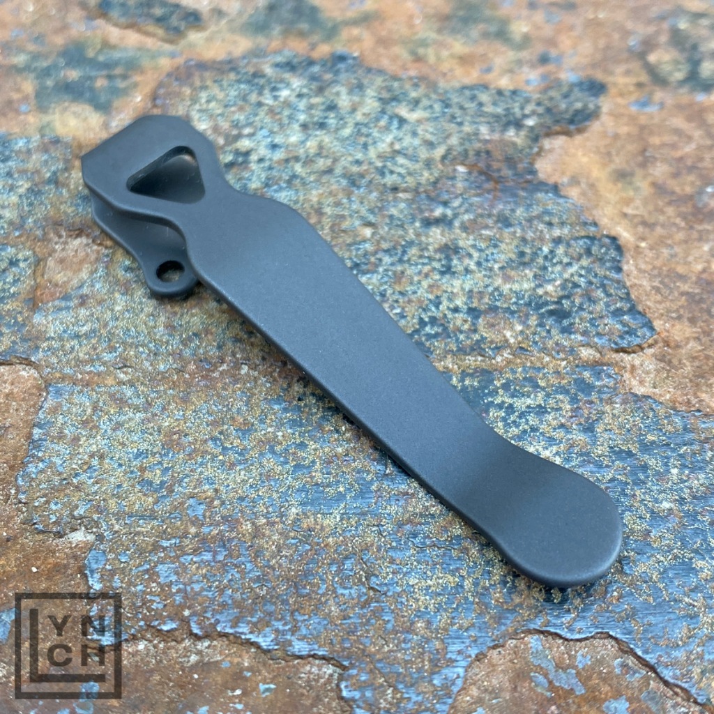 คลิปเหน็บไทเทเนียม Lynch Northwest Benchmade/Emerson/Pro-Tech Standard Clip, Blacksmith
