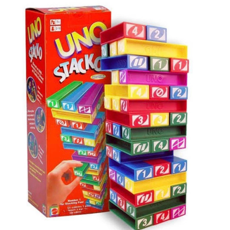 เกมส์​ “UNO​“ STACKO ดึงล้ม​ เกมส์ตึกถล่ม (Size ใหญ่)