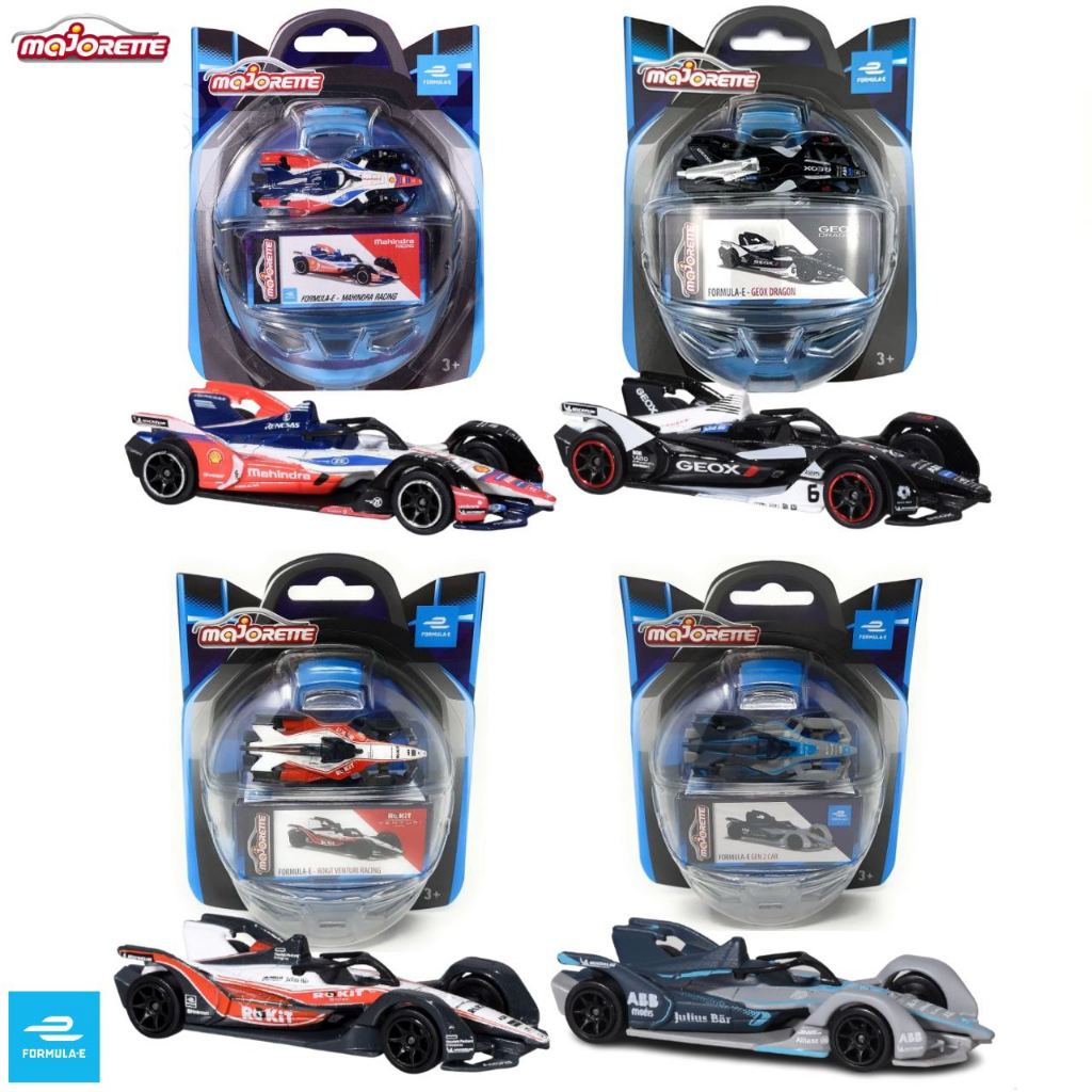 โมเดลรถเหล็ก FORMULA-E ลิขสิทธิ์แท้ majorette (จำลองจากรถจริง) # MJSALES #