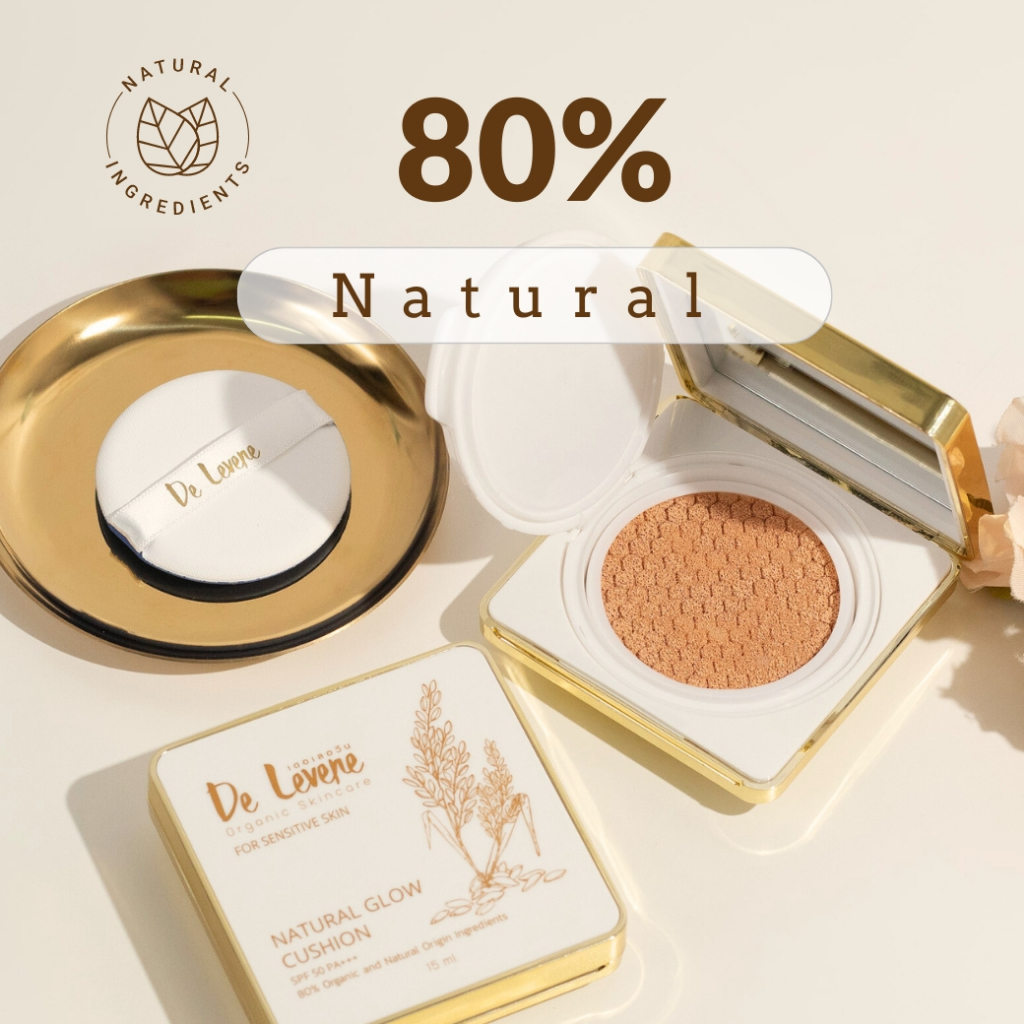 Cushion คุมมัน คุชชั่นออร์แกนิก SPF50 PA+++ คุชชั่นเนื้อแมตต์ ไม่มีแป้งทัลคัม สูตรเพื่อผิวแพ้ง่าย