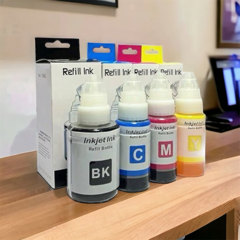 หมึกเติม ใช้กับเครื่องปริ้นเตอร์ canon 790 g2010/2000/3010 เติมได้ทุกรุ่น 4 สี (เกรดพรีเมี่ยม)