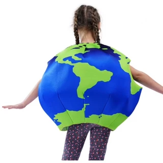ชุดแฟนซีเด็กและผู้ใหญ่ ลูกโลก EARTH COSTUME (1 ชิ้นแค่ตัวเสื้อลูกโลก) ฟรีไซส์ ใส่ได้ทุกช่วงวัย ดูความยาวเป็นหลัก