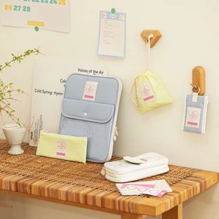 พร้อมส่งจากไทย🇹🇭B.landd✨ กระเป๋าสำหรับไอแพด ipadbag กระเป๋าโน้ตบุ๊ค ขนาด 11" 13" สีพาสเทล ช่องเยอะ