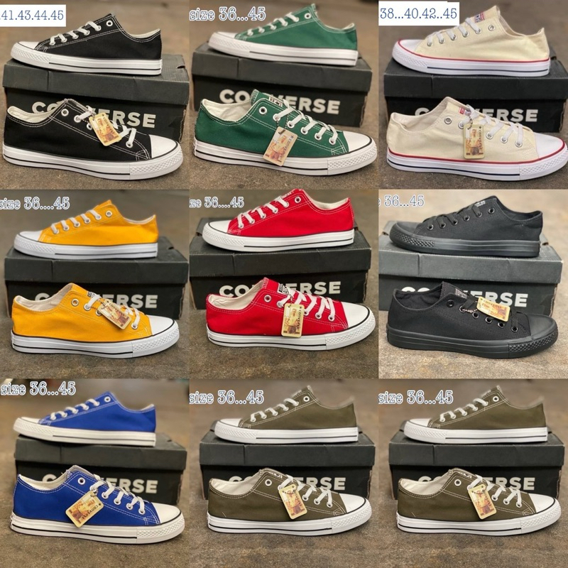 รองเท้าผ้าใบผู้หญิงผู้ชาย converss all star มี8ให้เลือกค่ะ มีของพร้อมส่งสินค้าเหมือนในภาพ