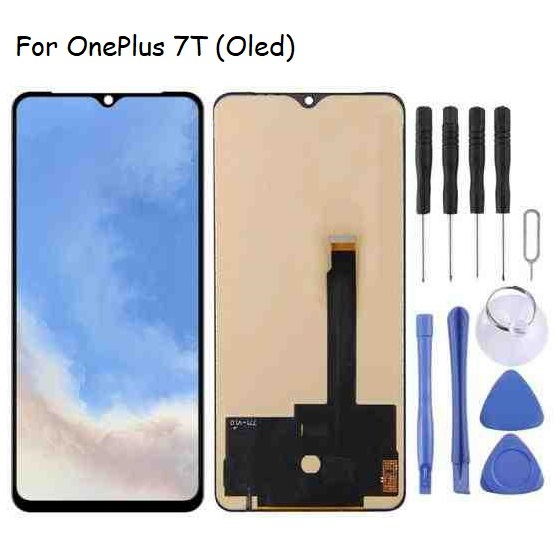 หน้าจอ Lcd OnePlus 7T อะไหล่จอ จอชุด พร้อมทัชสกรีน จอ + ทัช จอOnePlus7T/HD1901/HD1903งานOLED