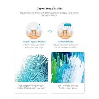 หัวแปรงสีฟัน สำหรับแปรงสีฟันไฟฟ้าสำหรับเด็ก Oral B ขนแปรง Dupont Tynex 1 กล่อง มี 4 ชิ้น 4 สี