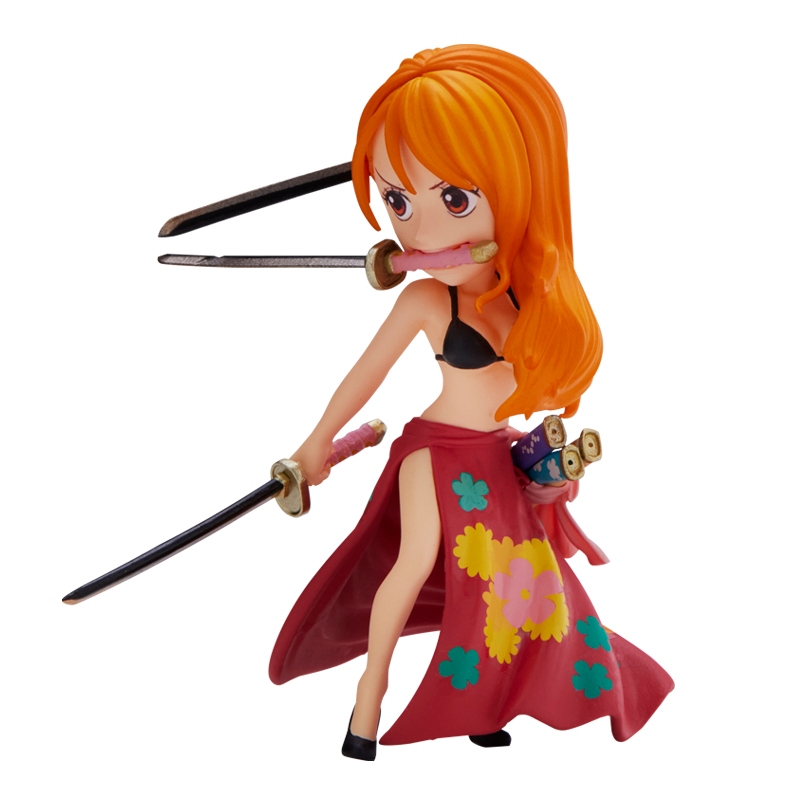 ONE PIECE magazine World Collectable Figure ~One Piece of Dream~ three sword style NAMI 4530430448432
