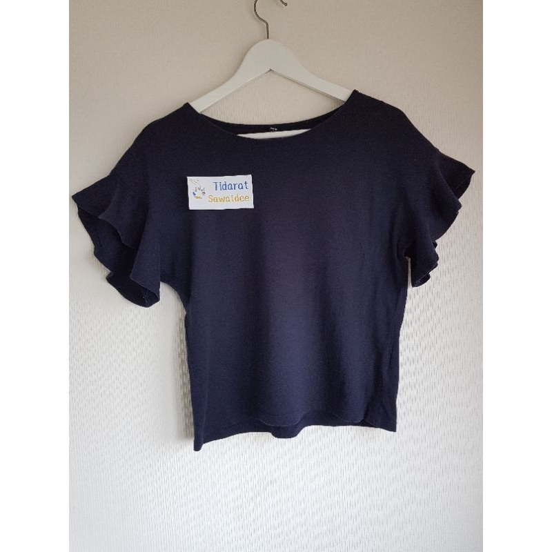 เสื้อยืดผู้หญิงUNIQLO สีดำ