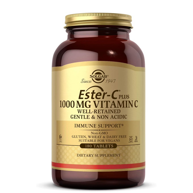 Ester-C Plus, Vitamin C, 1,000 Mg, 180 Tablets(เม็ด) Exp.ปี 10/2026