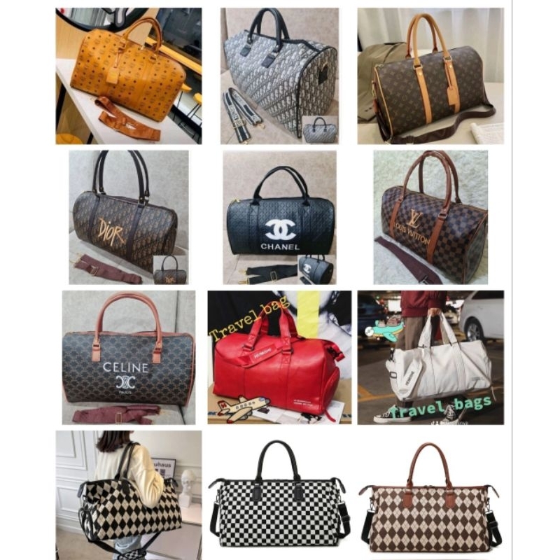 ✅️พร้อมส่งจากไทย✅️ กระเป๋าเดินทาง Travel Bags ขนาด 18"×12"×10นิ้ว มีมากว่า 15แบบ  มีสายสะพายข้างใหนะค่ะ