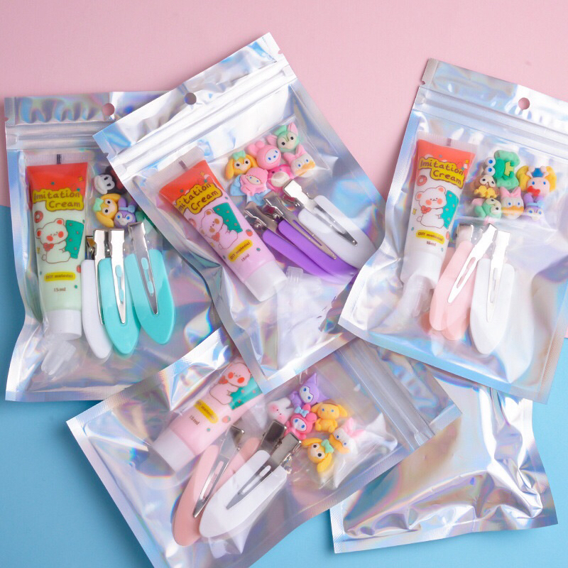 ของเล่น DIY ทำกิ๊ฟติดผม กาวครีม กาวหมากฝรั่ง