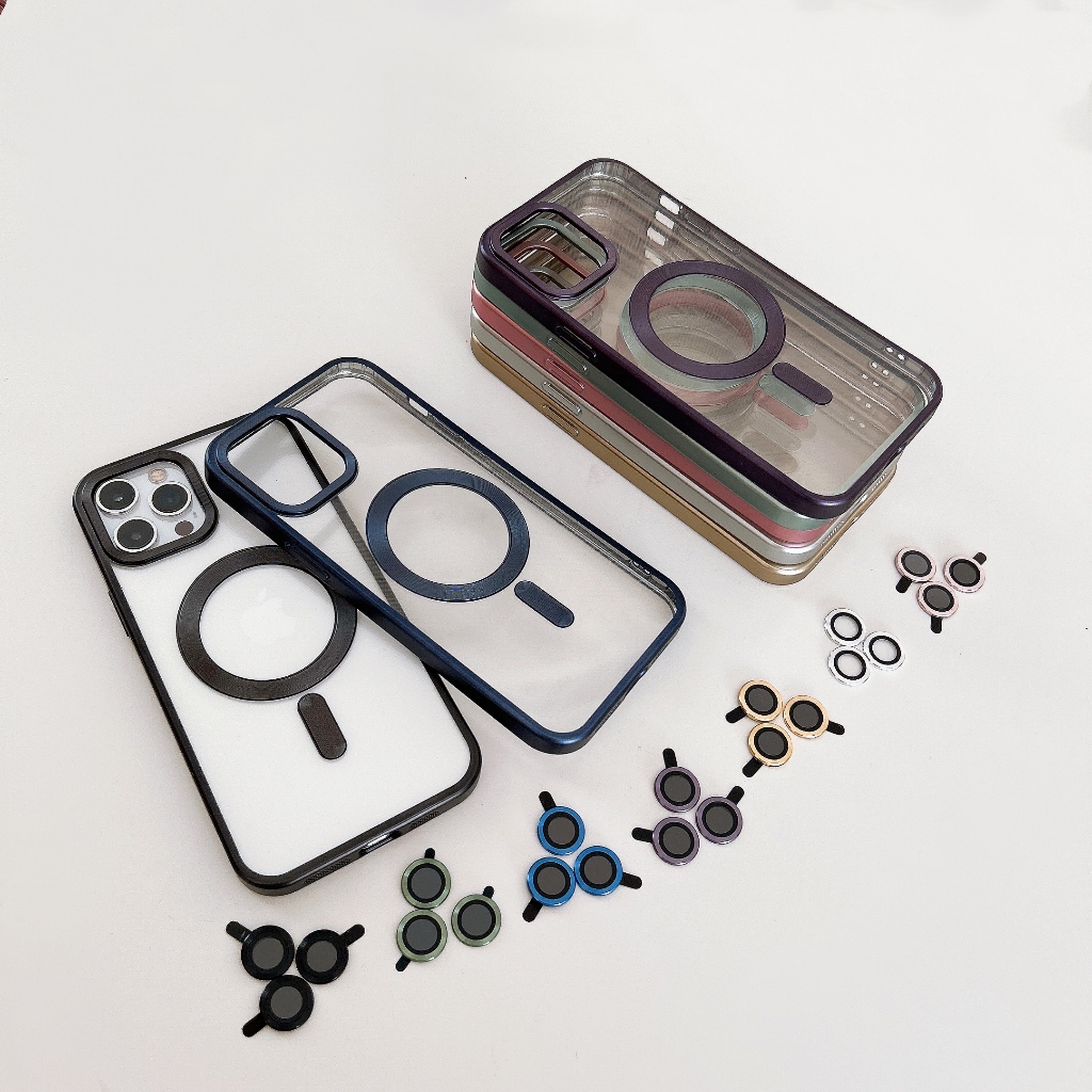 case เคสชาร์จได้ เปิดเลนส์กล้อง พร้อมฟิล์มกันเลนส์ เคสชาร์จได้เเถมฟิล์มกระจกกันกล้อง for iPhone11-12-13-14-15-Pro-max