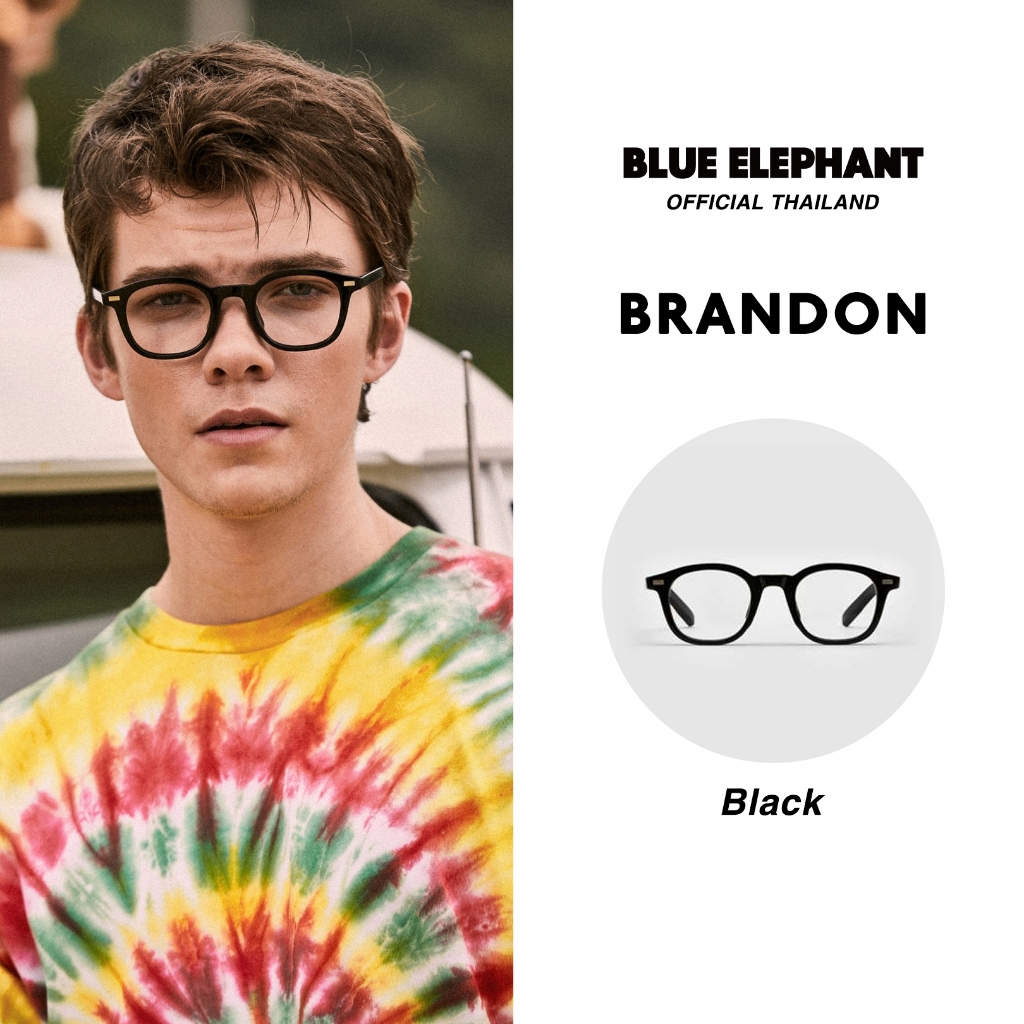 แว่นตา BLUE ELEPHANT - BRANDON - N2(Crystal &amp; Black)