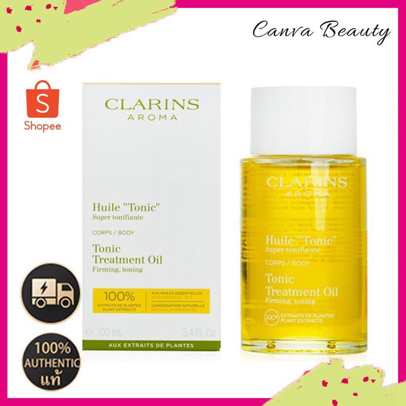 Clarins Huile Tonic Body Treatment Oil 100 ml.