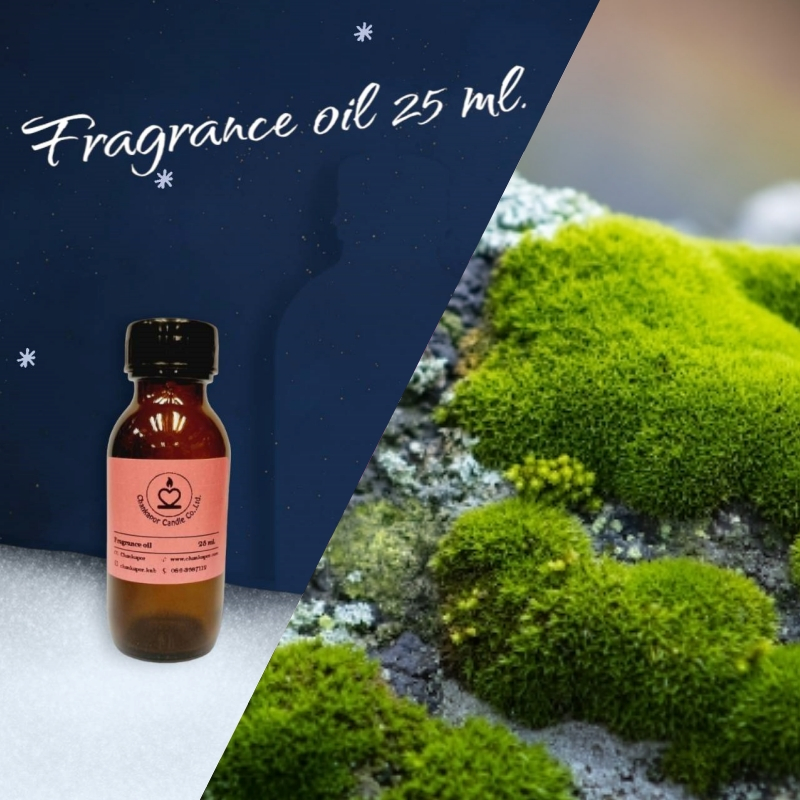 ชมพู - กลิ่นOak Moss ขนาด 25 ml. สำหรับทำเทียนหอม เทียนสปา สบู่