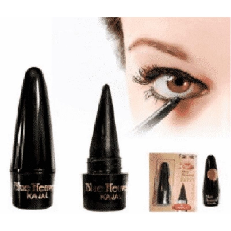 eye liner อายไลน์เนอร์สมุนไพรอินเดียที่เขียนขอบตาสมุนไพร natural herbal eye liner Blue Heaven Kajal 