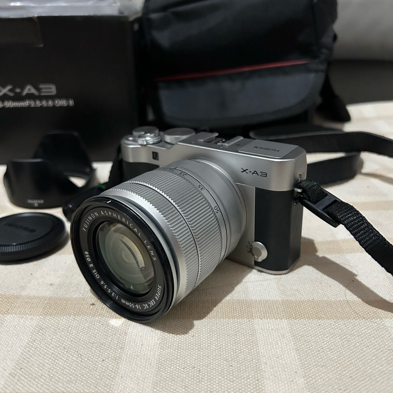 กล้อง Fuji xa3  เลนส์ 16-50 พร้อมอุปกรณ์ครบ