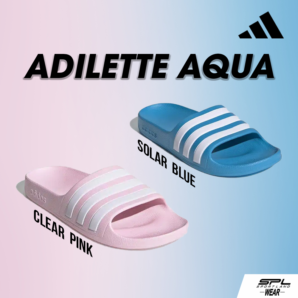 Adidas Collection อาดิดาส รองเท้าแตะ รองเท้าแฟชั่น สำหรับเด็ก SPF KD Adilette Aqua FY8071 / FY8072 (700) EOSS