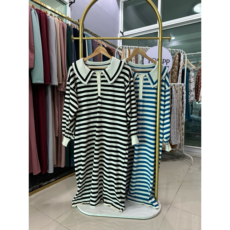 Darin mini dress (มินิเดรสผ้า knitting)