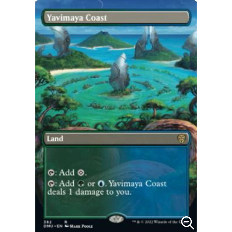 Dominaria United Variants: Yavimaya Coast (Borderless)