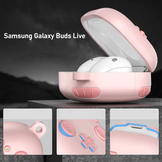 เคส Samsung buds live /pro/2/2pro/FE/Buds Core เคสอ่อน เคสน่ารัก เคสคลาสสิค พร้อมที่คล้อง (Model.8)