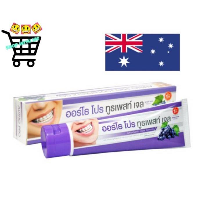 ยาสีฟันจัดฟัน องุ่นโซดา Dr. Phillips Autho Pro ออร์โธโปร ขนาด 25, 110 กรัม