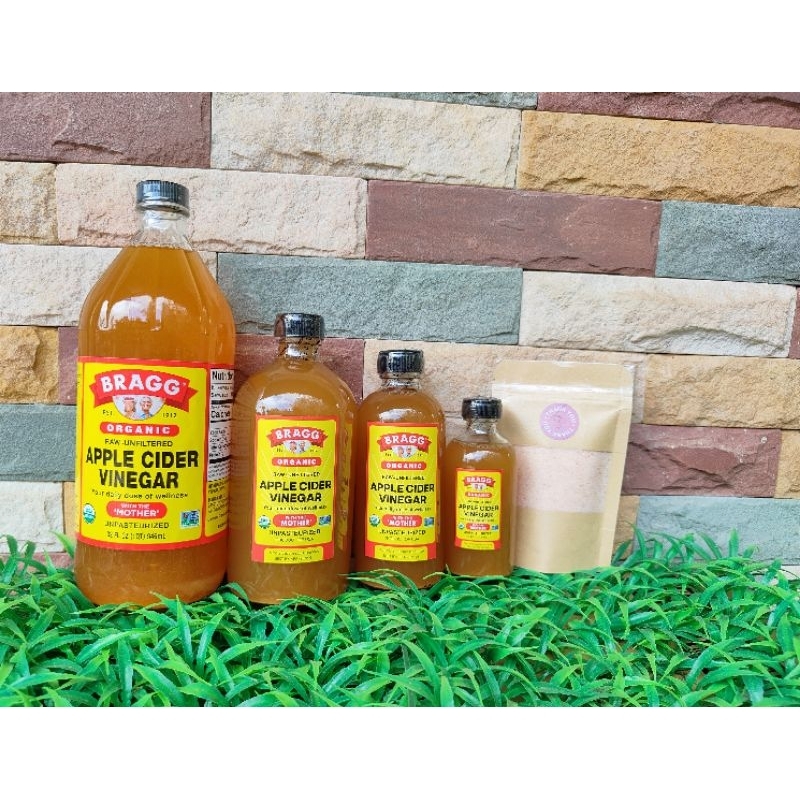 Apple Cider Vinegaแบบมีตะกอน แบ่งบรรจุขวดแก้วEXP:23/4/2028