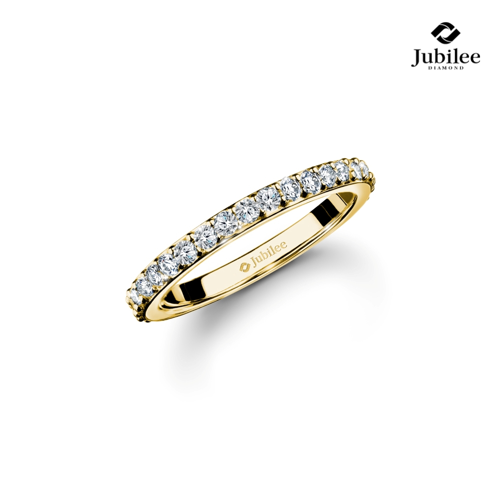 Jubilee Diamond แหวนเพชร Atelier Modernist Line Ring เพชรแท้ เพชรน้ำ 99