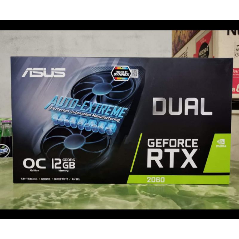 ASUS VGA Nvidia Geforce RTX 2060 OC 12GB มือสอง ประกันถึง 28/6/2025