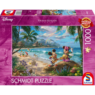 พร้อมส่ง-จิ๊กซอว์ Mickey Minnie Thomas Kinkade🏝️แบรนด์ Schmi…