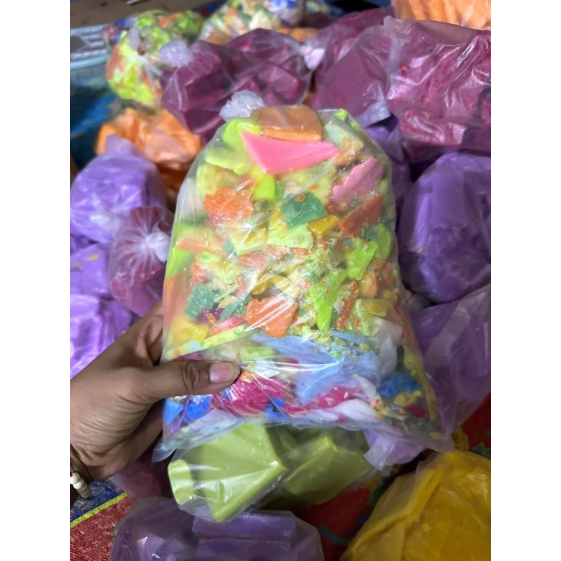 เศษสบู่ป่น สำหรับทำสบู่เหลวครึ่งโล20บาท