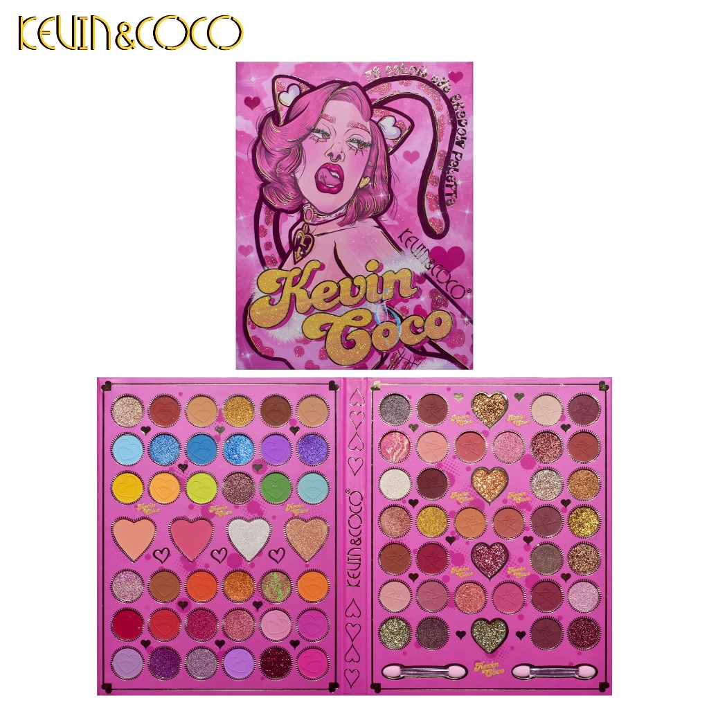 ราคาส่ง อายแชโดว์พาเลทท์ริมฝีปาก KEVIN&COCO  78 สี KC231491