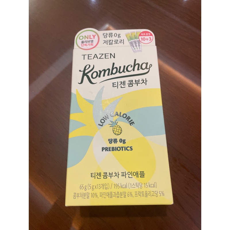 Teazen Kombucha รส Pineapple จากเกาหลี ขายเป็นซองแยก