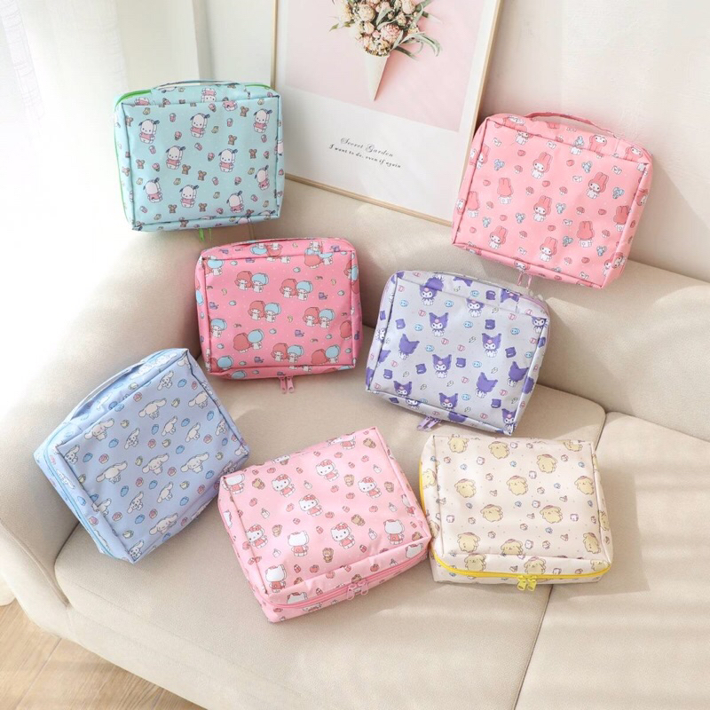 กระเป๋าใส่เครื่องสำอางค์ กระเป๋าจัดระเบียบ Sanrio