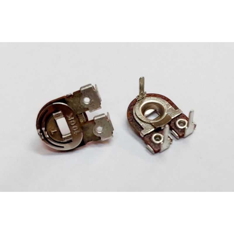 (แพ็ค 10 ตัว) VR , SR-085L 10K,20K,100K ตัวต้านทานปรับค่าได้แบบนอน