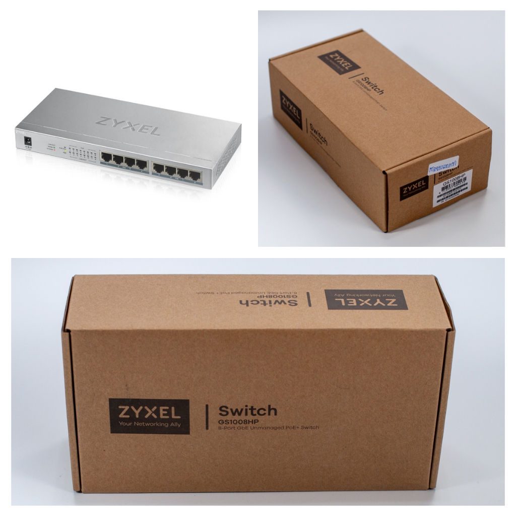Gigabit Switching Hub ZYXEL (GS1008HP) 8 Port POE