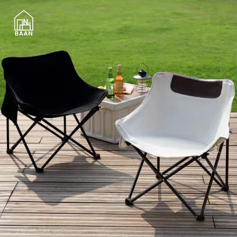 Naibaan เก้าอี้แคมปิ้ง พับเก็บได้ พกพาง่าย รับน้ำได้ถึง 180 กก. Camping chair