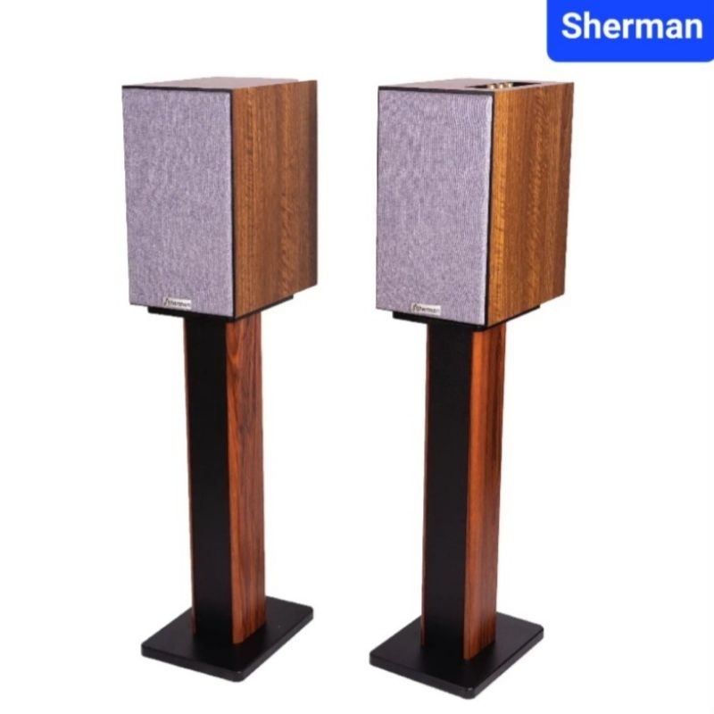 SHERMAN SB-66TT+ ชุดลำโพงบลูทูธ 2.0 Ch พร้อมขาตั้ง ขนาด 6.5 นิ้ว กำลังขับ 150W